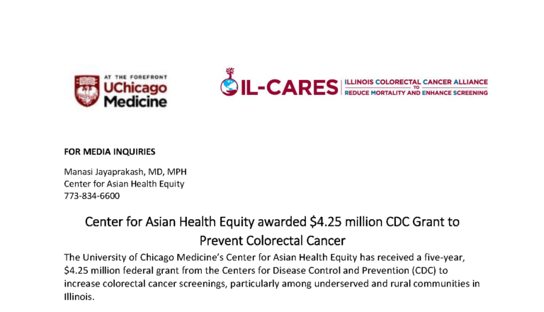 Center For Asian Health Equity Awarded $4.25 Million CDC Grant To ...